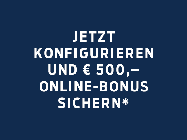 Sichern Sie sich jetzt Ihren € 500,- Online Bonus